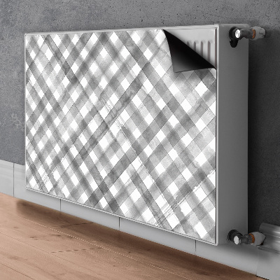 Decorative radiator cover Gray grille