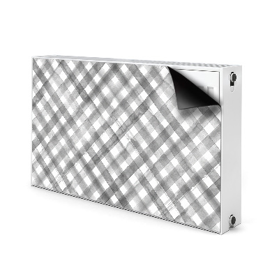 Decorative radiator cover Gray grille