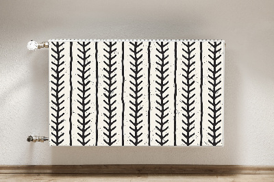 Magnetic radiator mat Flankeet pattern