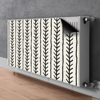 Magnetic radiator mat Flankeet pattern