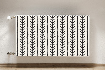 Magnetic radiator mat Flankeet pattern