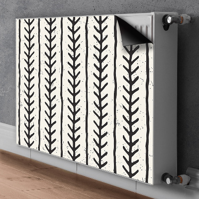 Magnetic radiator mat Flankeet pattern