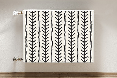 Magnetic radiator mat Flankeet pattern