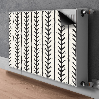 Magnetic radiator mat Flankeet pattern