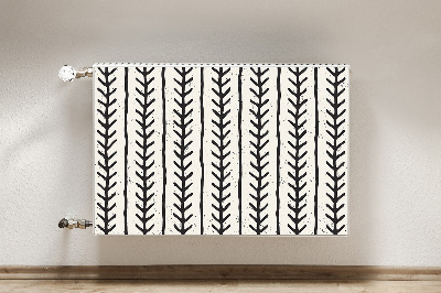 Magnetic radiator mat Flankeet pattern