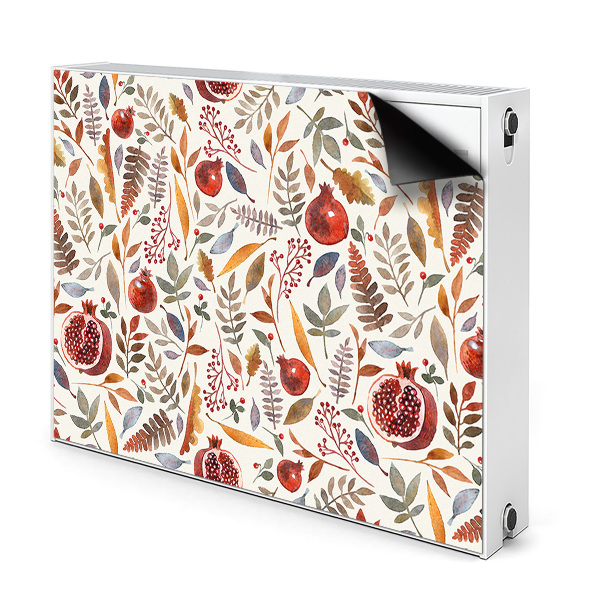 Decorative radiator mat Pomegranate fruit