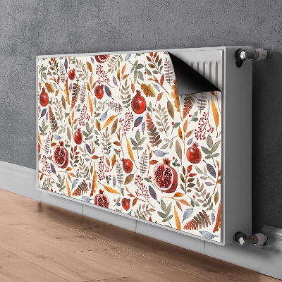 Decorative radiator mat Pomegranate fruit