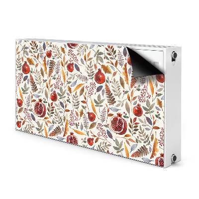 Decorative radiator mat Pomegranate fruit