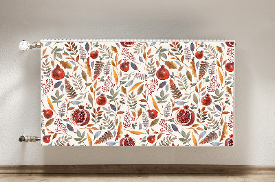 Decorative radiator mat Pomegranate fruit