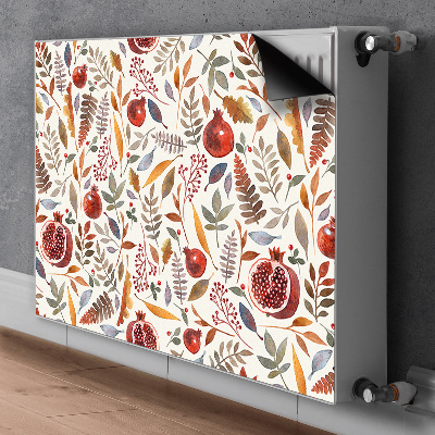 Decorative radiator mat Pomegranate fruit