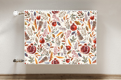 Decorative radiator mat Pomegranate fruit