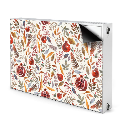 Decorative radiator mat Pomegranate fruit