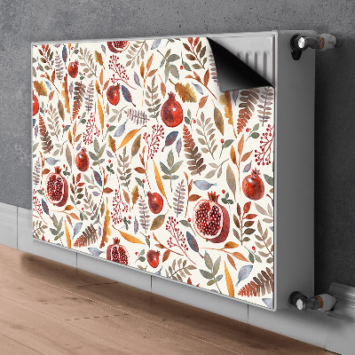 Decorative radiator mat Pomegranate fruit