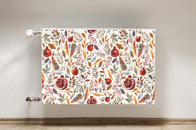 Decorative radiator mat Pomegranate fruit