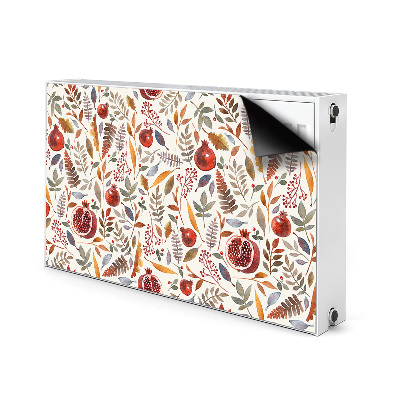 Decorative radiator mat Pomegranate fruit