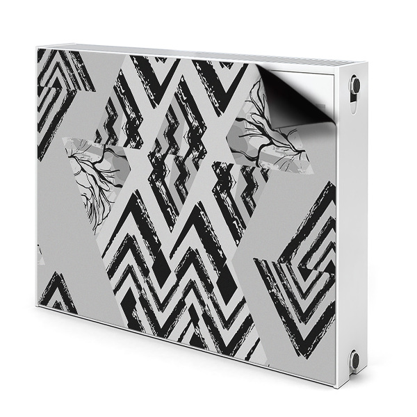 Magnetic radiator mat Triangles