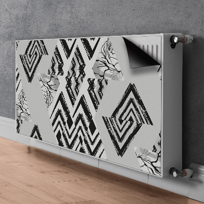 Magnetic radiator mat Triangles