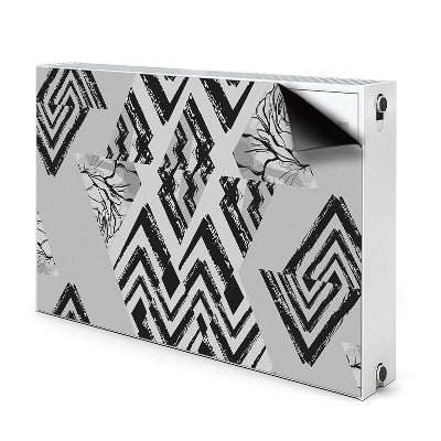 Magnetic radiator mat Triangles