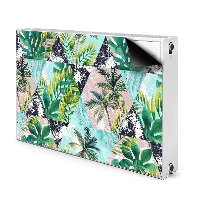 Decorative radiator mat Palms pattern