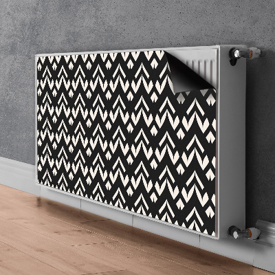 Decorative radiator cover Scandinavian theme