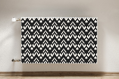 Decorative radiator cover Scandinavian theme