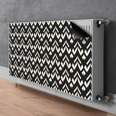 Decorative radiator cover Scandinavian theme