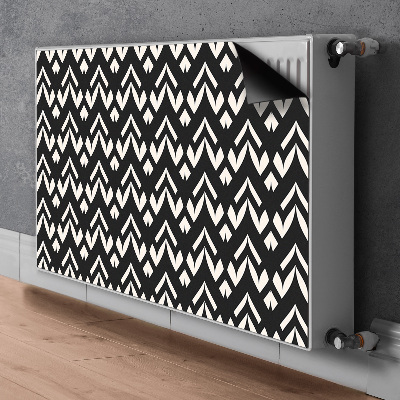 Decorative radiator cover Scandinavian theme