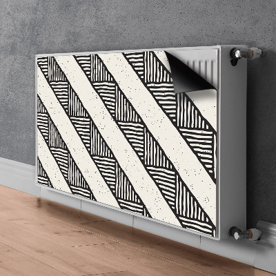 Magnetic radiator mat Ethnic pattern