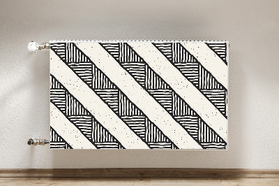 Magnetic radiator mat Ethnic pattern