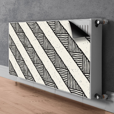 Magnetic radiator mat Ethnic pattern