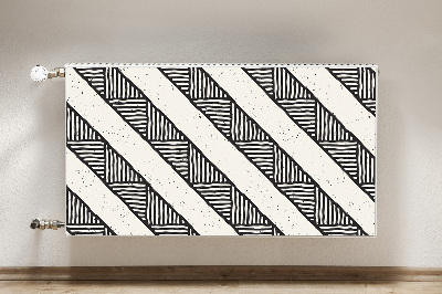 Magnetic radiator mat Ethnic pattern