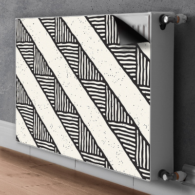 Magnetic radiator mat Ethnic pattern