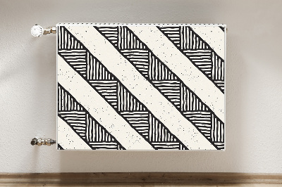 Magnetic radiator mat Ethnic pattern