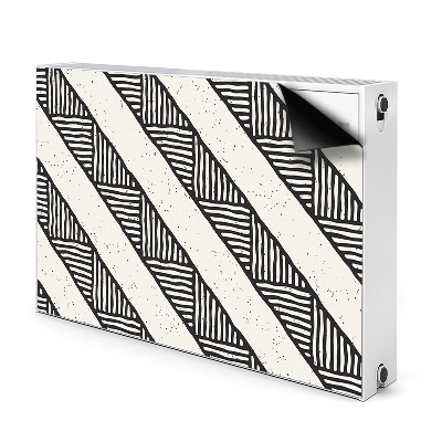 Magnetic radiator mat Ethnic pattern