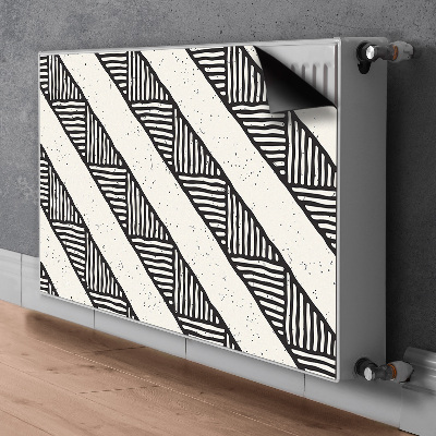 Magnetic radiator mat Ethnic pattern