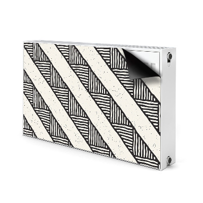 Magnetic radiator mat Ethnic pattern