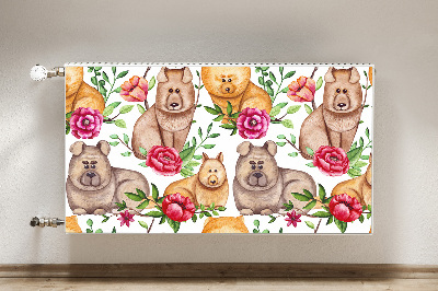 Radiator cover Chow chow dogs