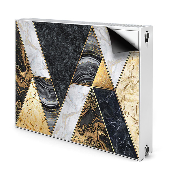 Magnetic radiator cover Marble mosaic