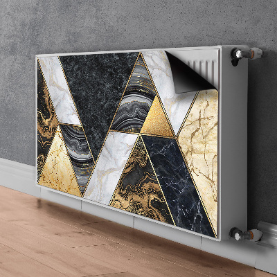 Magnetic radiator cover Marble mosaic