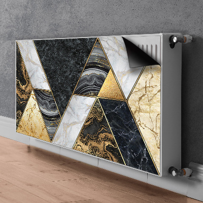 Magnetic radiator cover Marble mosaic