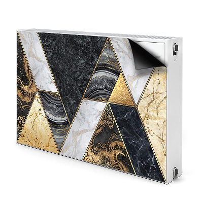 Magnetic radiator cover Marble mosaic