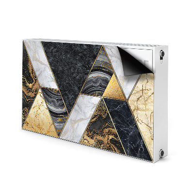 Magnetic radiator cover Marble mosaic