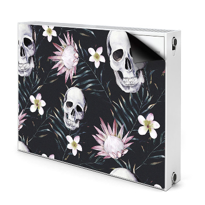 Radiator cover Skulls and leaves