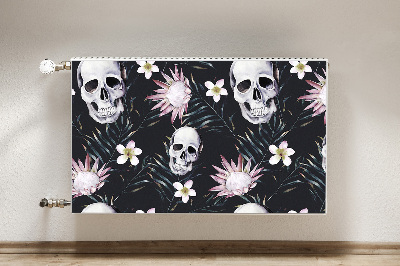 Radiator cover Skulls and leaves