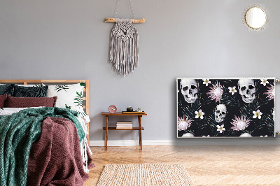 Radiator cover Skulls and leaves