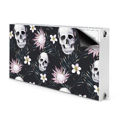 Radiator cover Skulls and leaves