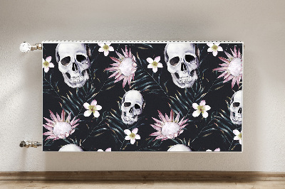 Radiator cover Skulls and leaves