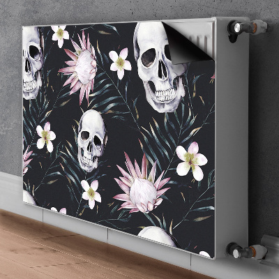 Radiator cover Skulls and leaves