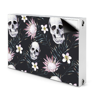 Radiator cover Skulls and leaves