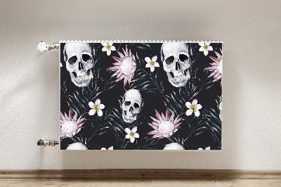 Radiator cover Skulls and leaves